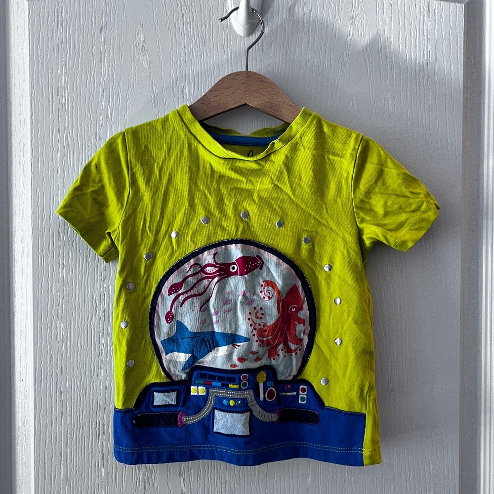 Mini Boden Yellow Submarine T-Shirt